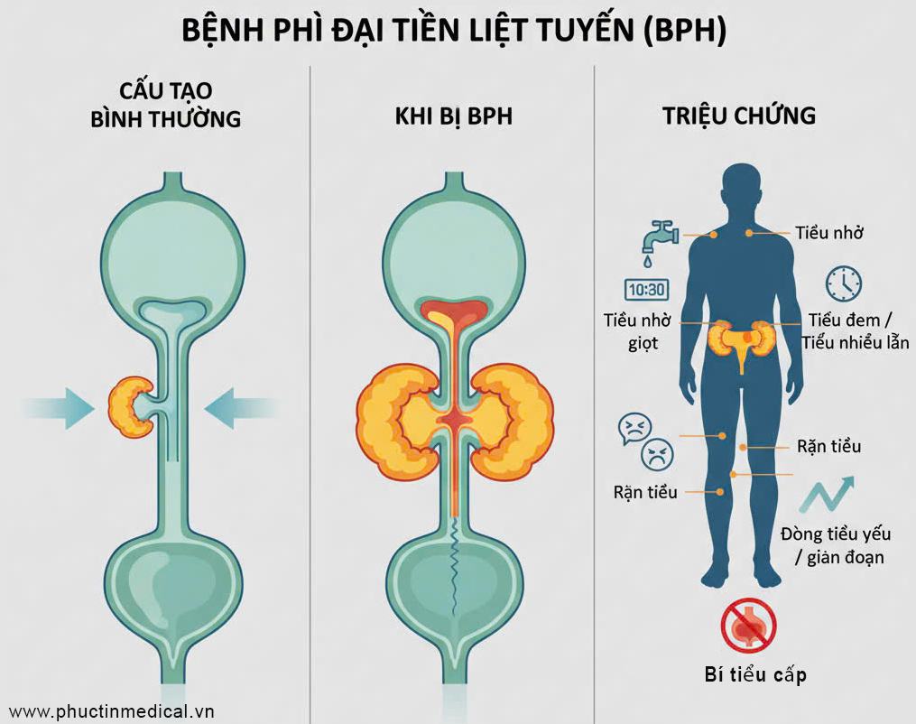 Bệnh Phì đại tiền liệt tuyến (BPH)